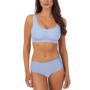 Le Mystere Women Smooth Shape Wireless Bralette Bluewave Size M